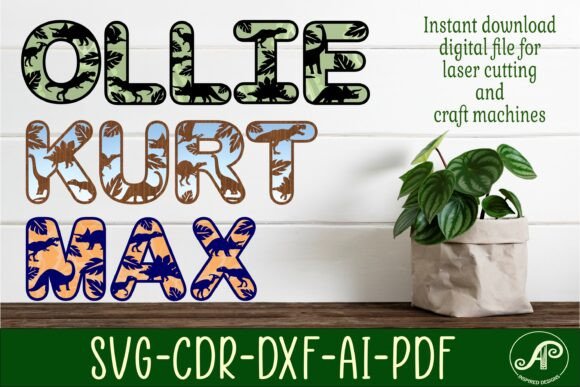Download Dinosaur Alphabet Set SVG Bundle - Dinosaur alphabet set svg Collection